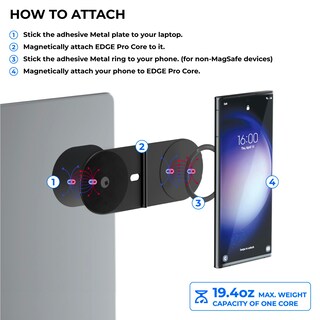 Foto 4 | Foto 4 | Soporte Magnético Para Teléfono Rolling Square Edge Pro Core - Venta Internacional.