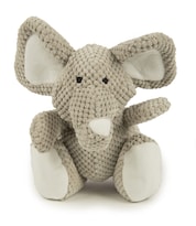 Juguete De Peluche Para Perros Godog Checkers Elephant Con Squeaker Grey - Venta Internacional.