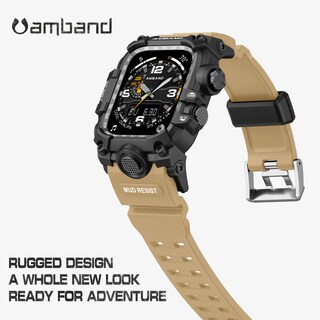 Foto 2 | Foto 2 | Funda Con Correa Para Apple Watch Series 9/8/7 45 Mm Amband M3 - Venta Internacional.