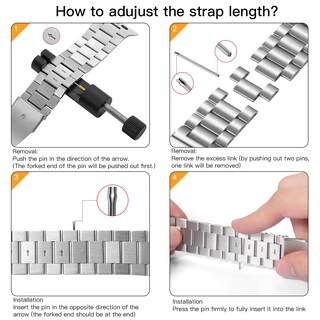 Foto 5 | Foto 5 | Correa De Reloj Lenrao Compatible Con Apple De 40 Mm Para Mujer - Venta Internacional.