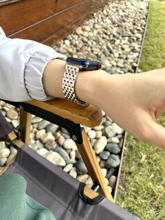 Foto 6 | Foto 6 | Correas De Reloj Para Apple Watch De Acero Inoxidable Para Mujer - Venta Internacional.