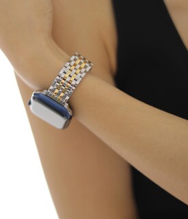 Foto 3 | Foto 3 | Bandas De Reloj Memori Planet De Acero Inoxidable Plateado/dorado 40-42 Mm - Venta Internacional.