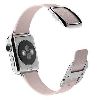 Foto 5 | Foto 5 | Correa De Reloj Apple Modern Hebilla De 38 Mm Piel Rosa Suave - Venta Internacional.