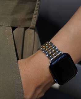 Foto 6 | Foto 6 | Correas De Reloj Para Apple Watch De Acero Inoxidable Para Mujer - Venta Internacional.