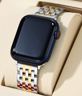 Foto 7 | Foto 7 | Correas De Reloj Para Apple Watch De Acero Inoxidable Para Mujer - Venta Internacional.