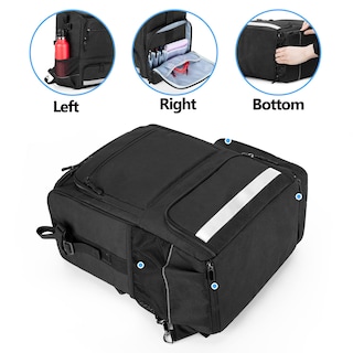 Foto 5 | Foto 5 | Mochila Para Silla De Ruedas Samdew Complicated Negra Resistente Al Agua - Venta Internacional.