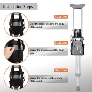 Foto 5 | Foto 5 | Funda Para Muletas Archerest Resistente Al Agua Con Soporte Para Bebidas - Venta Internacional.