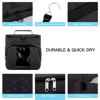 Foto 4 | Foto 4 | Bolso De Ducha Bukere Portátil Para Viajes A Dormitorios Universitarios - Venta Internacional.