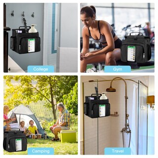 Foto 7 | Foto 7 | Bolso De Ducha Bukere Portátil Para Viajes A Dormitorios Universitarios - Venta Internacional.