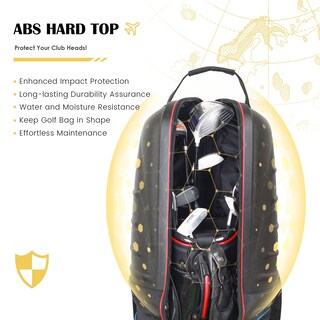 Foto 2 | Foto 2 | Bolsa De Viaje De Golf Mojest Airlines Con Ruedas Funda Rígida 1680d - Venta Internacional.