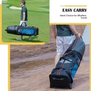 Foto 5 | Foto 5 | Bolsa De Viaje De Golf Mojest Airlines Con Ruedas Funda Rígida 1680d - Venta Internacional.