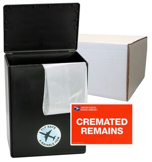 Foto 1 | Foto 1 | Urna De Cremación Principalmente Urnas Carrysafe Aprobadas Por La Tsa 9 Litros Negras - Venta Internacional.