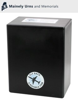 Foto 3 | Foto 3 | Urna De Cremación Principalmente Urnas Carrysafe Aprobadas Por La Tsa 9 Litros Negras - Venta Internacional.
