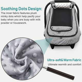 Foto 4 | Foto 4 | Funda De Asiento De Coche Para Bebé Yvmvdv Impermeable Para Climas Fríos - Venta Internacional.