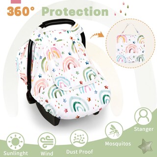 Foto 5 | Foto 5 | Funda De Asiento De Coche Winghenlee Winter Para Bebés Con Malla Transpirable - Venta Internacional.