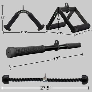Foto 6 | Foto 6 | Set De Accesorios Para Máquinas De Cables Lat Pulldown Para Gimnasio En Casa - Venta Internacional.