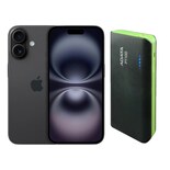iPhone 16 128 GB Negro Reacondicionado Grado A + Batería Portátil