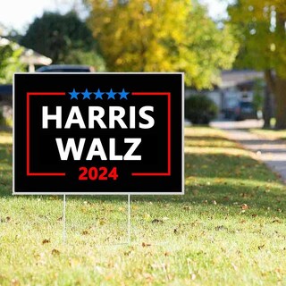 Foto 3 | Foto 3 | Letrero De Patio Lymhy Harris Walz 2024 Kamala Harris Tim Walz Waltz - Venta Internacional.