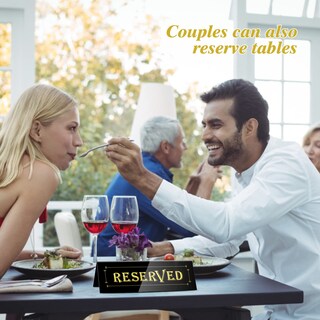 Foto 6 | Foto 6 | Letreros De Mesa Para Tienda De Campaña Wathfkcu Acrílicos Reservados 20 Unidades Para Bodas - Venta Internacional.