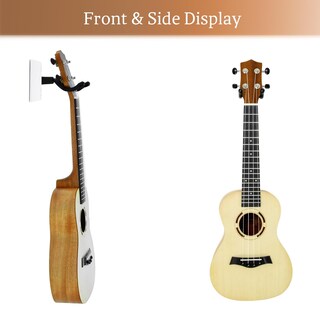 Foto 4 | Foto 4 | Colgador De Pared Onmiwod 2 Unidades Ukelele De Madera Dura Blanca - Venta Internacional.