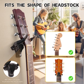 Foto 6 | Foto 6 | Gancho De Pared Para Guitarra Adowes Bull Head  1 Paquete De Hierro Fundido - Venta Internacional.