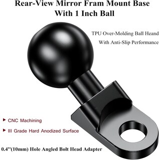 Foto 2 | Foto 2 | Base De Montaje De Aleación De Aluminio Brcovan Con Bola De Tpu De 1 Pulgada Para Soportes Ram - Venta Internacional.