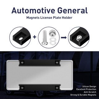 Foto 3 | Foto 3 | Paquete De 2 Soportes Magnéticos Para Matrículas De Concesionarios De Automóviles - Venta Internacional.