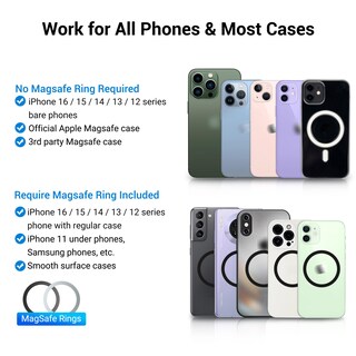 Foto 7 | Foto 7 | Soporte Magnético Para Teléfono Profezzion Compatible Con Iphone - Venta Internacional.