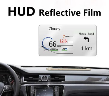 Foto 2 | Foto 2 | Película Reflectante Head Up Display Paquete De 2 Unidades Para Hud De Coche 5 9 X 5 1 Pulgadas - Venta Internacional.