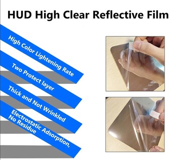 Foto 4 | Foto 4 | Película Reflectante Head Up Display Paquete De 2 Unidades Para Hud De Coche 5 9 X 5 1 Pulgadas - Venta Internacional.