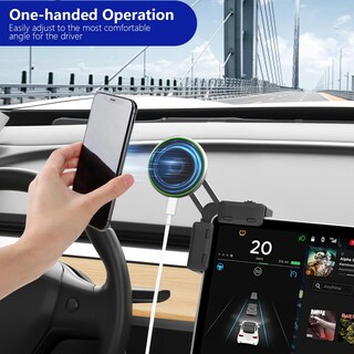 Foto 3 | Foto 3 | Soporte De Teléfono Con Carga Inalámbrica Topfit Para Tesla Model 3/y - Venta Internacional.