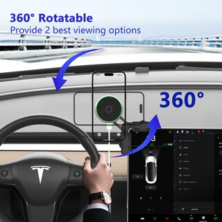 Foto 4 | Foto 4 | Soporte De Teléfono Con Carga Inalámbrica Topfit Para Tesla Model 3/y - Venta Internacional.