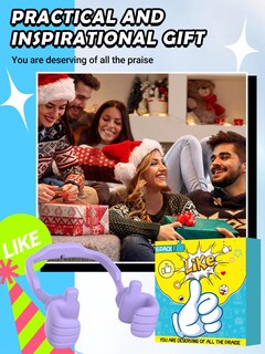 Foto 3 | Foto 3 | Soporte De Teléfono Caldever Con Los Pulgares Hacia Arriba Para Escritorio Divertido Regalo - Venta Internacional.