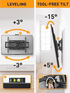 Foto 4 | Foto 4 | Soporte De Pared Para Tv Perlegear Con Certificación Ul Full Motion 37-82 Pulgadas - Venta Internacional.
