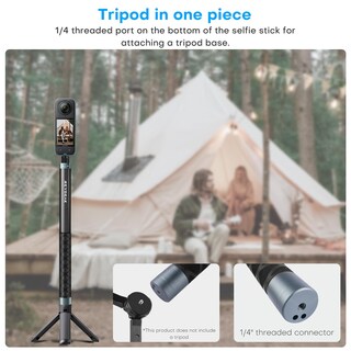 Foto 7 | Foto 7 | Palo Para Selfies Reygeak De 118 Pulgadas Para Fibra De Carbono Insta360 X4 - Venta Internacional.