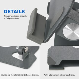 Foto 2 | Foto 2 | Soporte Para Tableta Kabcon Ajustable Portátil Para Ipad Color Gris - Venta Internacional.