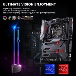 Foto 4 | Foto 4 | Gpu Brace Uphere Gh03argb Rgb Direccionable Con Altura Ajustable - Venta Internacional.