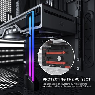 Foto 6 | Foto 6 | Gpu Brace Uphere Gh03argb Rgb Direccionable Con Altura Ajustable - Venta Internacional.