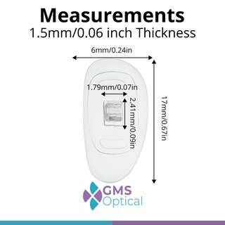 Foto 2 | Foto 2 | Kit De Reparación De Gafas Gms Optical Con Almohadillas Nasales Antideslizantes (10 Pares) - Venta Internacional.