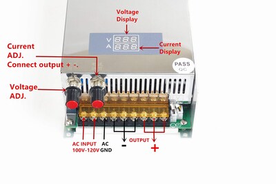 Foto 4 | Foto 4 | Convertidor De Voltaje De Alimentación Livisn Ac 110 V A Dc 0-36 V 0-28 A 1000 W - Venta Internacional.