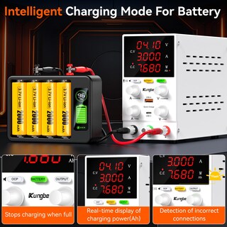 Foto 2 | Foto 2 | Fuente De Alimentación Dc Kungber Sps1203w 120v 3a Con Carga Inteligente - Venta Internacional.