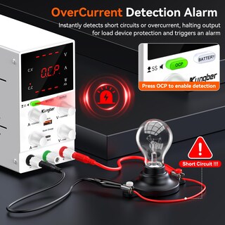 Foto 3 | Foto 3 | Fuente De Alimentación Dc Kungber Sps1203w 120v 3a Con Carga Inteligente - Venta Internacional.