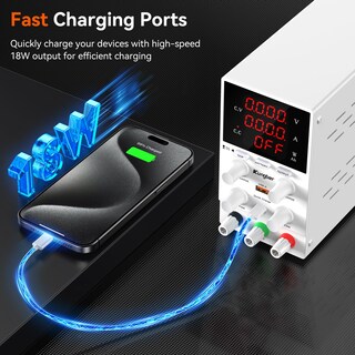 Foto 5 | Foto 5 | Fuente De Alimentación Dc Kungber Sps1203w 120v 3a Con Carga Inteligente - Venta Internacional.