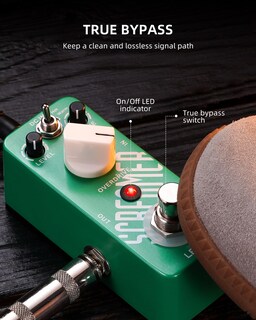Foto 6 | Foto 6 | Pedal Overdrive Lekato Vintage Warm Hot Para Guitarra Y Bajo - Venta Internacional.