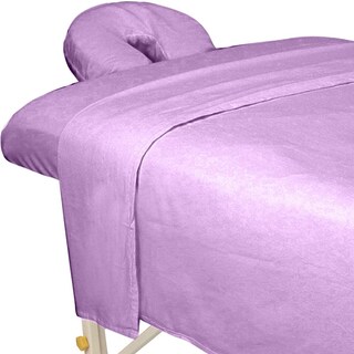 Foto 1 | Foto 1 | Juego De Sábanas De Masaje Forpro Premium Frannel 3 Piezas Color Lavanda - Venta Internacional.