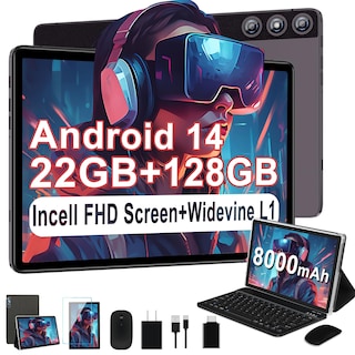 Foto 1 | Foto 1 | Tablet Dmoao D3 10.1'' Android 12 22 Gb Ram 128 Gb Rom 1 Tb Gris - Venta Internacional.