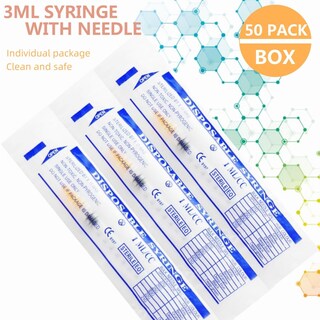 Foto 5 | Foto 5 | Jeringa Dosificadora Desechable 1 Ml 25 G 0 5 Cm³ 5/8 Pulgadas Paquete De 50 - Venta Internacional.