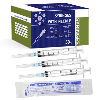 Foto 1 | Foto 1 | Jeringa Jiaxix De 3 Ml Con Aguja Luer Slip De 23 G Y 1 Cm Paquete De 50 - Venta Internacional.