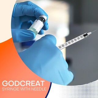 Foto 5 | Foto 5 | Jeringas Godcreat U-100 De 1 Ml Con 31 G Aguja De 0 8 Cm 100 Unidades - Venta Internacional.