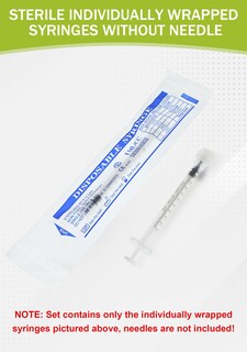 Foto 5 | Foto 5 | Jeringa Bhowisk Luer Lock De 1 Ml Con Tapa Estéril Envuelta Individualmente Paquete De 50 - Venta Internacional.